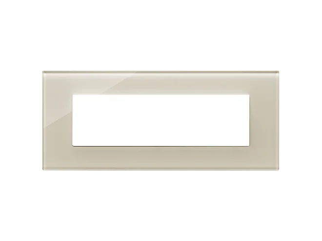 VIMAR Vimar 22657.72 Placca 7M bianco canapa