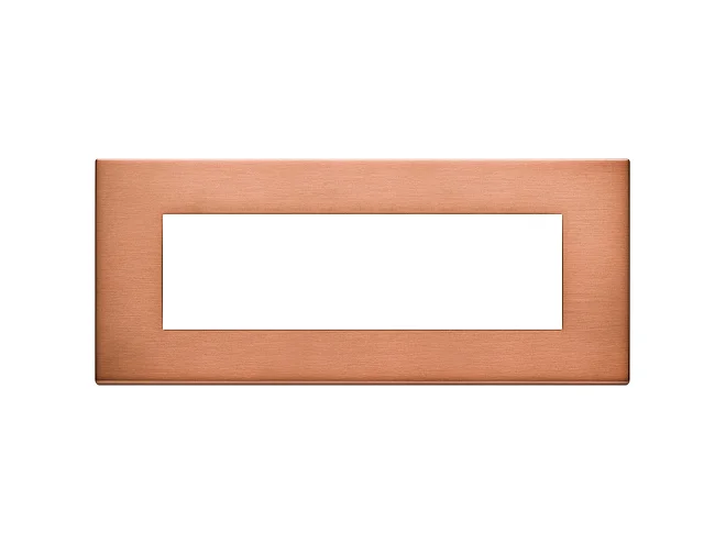 VIMAR Vimar 22657.86 Placca 7M rame spazzolato