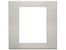 VIMAR Vimar 22668.11 Placca 8M nichel spazzolato