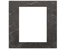 VIMAR Vimar 22668.53 Placca 8M nero Marquina