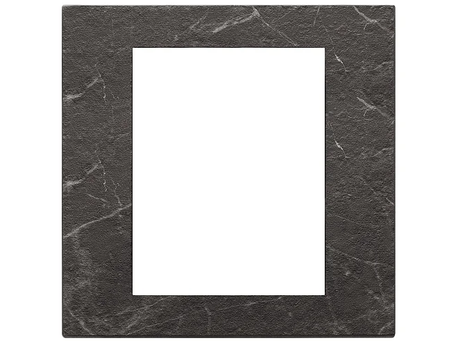 VIMAR Vimar 22668.53 Placca 8M nero Marquina