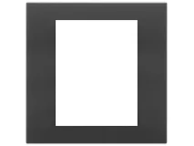 VIMAR Vimar 22668.73 Placca 8M nero satinato