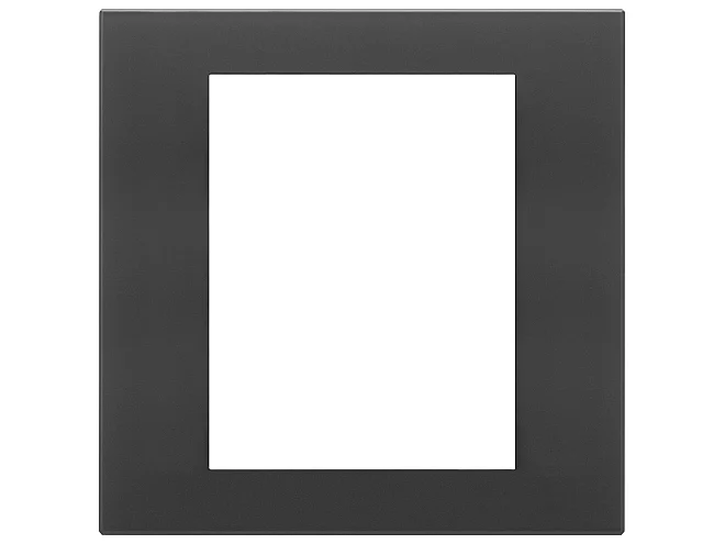 VIMAR Vimar 22668.73 Placca 8M nero satinato