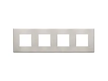 VIMAR Vimar 22669.11 Placca 8M (2+2+2+2)int71 nichel spazz.