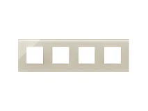 VIMAR Vimar 22669.72 Placca 8M (2+2+2+2)int71 bianco canapa