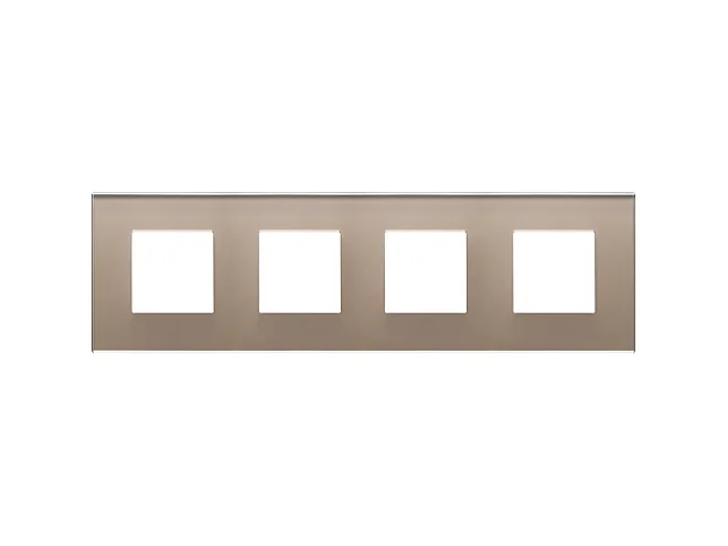 VIMAR Vimar 22669.77 Placca 8M (2+2+2+2)int71 opale bruno