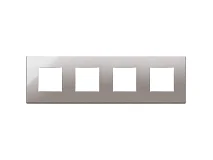 VIMAR Vimar 22669.83 Placca 8M (2+2+2+2)int71 cromo nero
