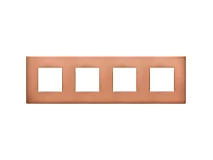 VIMAR Vimar 22669.86 Placca 8M (2+2+2+2)int71 rame spazzolato