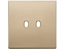 VIMAR Vimar 22672.2.88 Placca 2Mx2 Vintage oro satinato