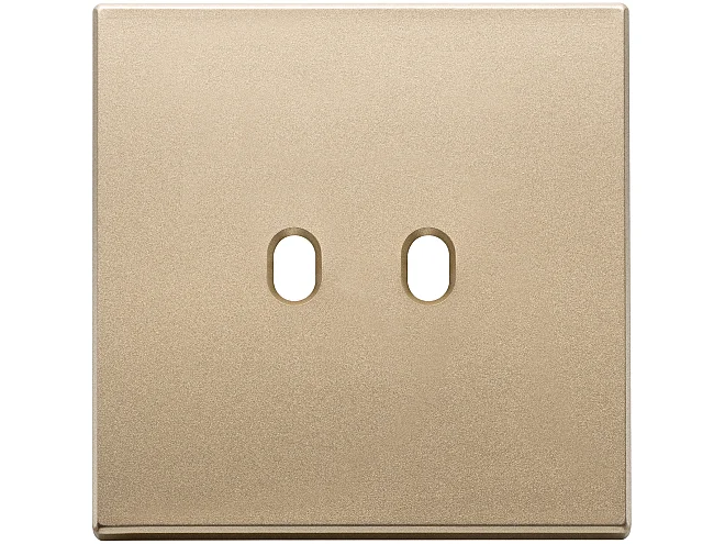 VIMAR Vimar 22672.2.88 Placca 2Mx2 Vintage oro satinato