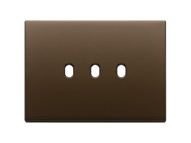 VIMAR Vimar 22673.3.12 Placca 3Mx3 Vintage bronzo scuro spazz.