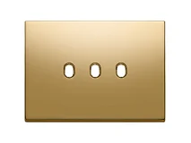 VIMAR Vimar 22673.3.82 Placca 3Mx3 Vintage oro