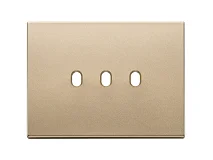 VIMAR Vimar 22673.3.88 Placca 3Mx3 Vintage oro satinato