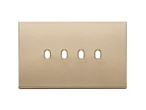 VIMAR Vimar 22674.4.88 Placca 4Mx4 Vintage oro satinato