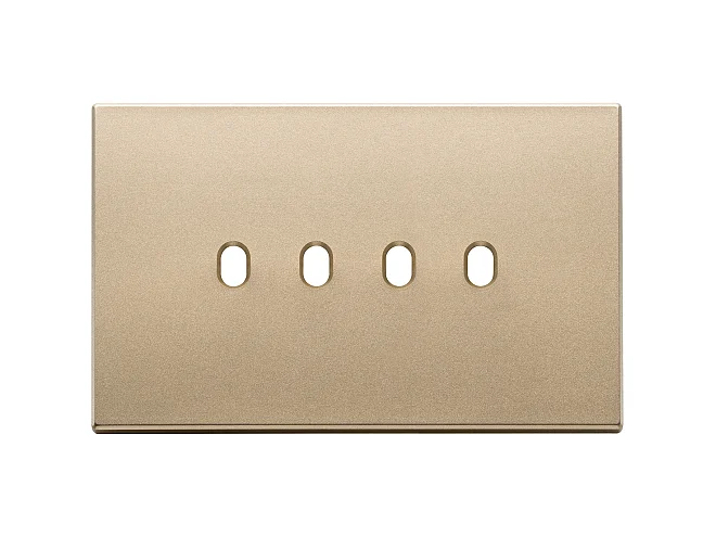 VIMAR Vimar 22674.4.88 Placca 4Mx4 Vintage oro satinato