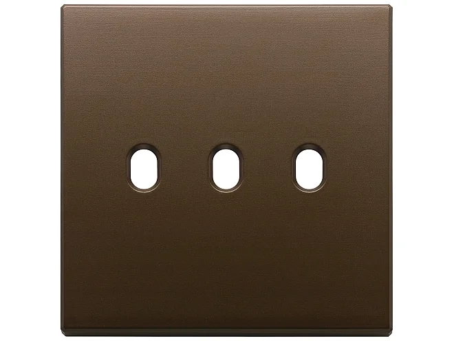 VIMAR Vimar 22675.3.12 Placca 3Mx3 BS Vintage bronzo scuro sp.