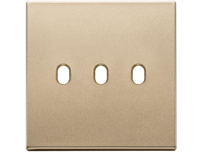 VIMAR Vimar 22675.3.88 Placca 3Mx3 BS Vintage oro satinato