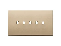 VIMAR Vimar 22679.5.88 Placca 5Mx5 BS Vintage oro satinato