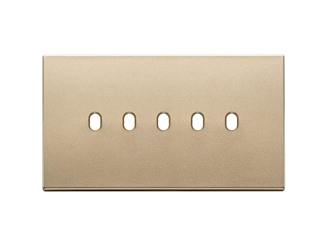VIMAR Vimar 22679.5.88 Placca 5Mx5 BS Vintage oro satinato