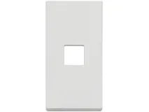 VIMAR Vimar 22681.1.01 Placca 1Mx1 pannelli Flat bianco matt