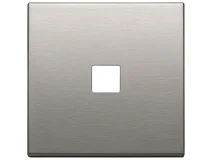 VIMAR Vimar 22682.1.11 Placca 2Mx1 Flat nichel spazzolato