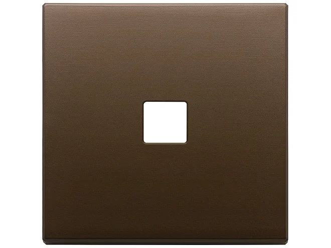 VIMAR Vimar 22682.1.12 Placca 2Mx1 Flat bronzo scuro spazz.