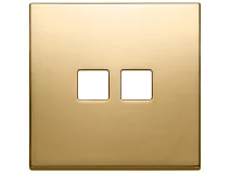VIMAR Vimar 22682.2.82 Placca 2Mx2 Flat oro