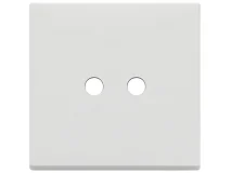 VIMAR Vimar 22682.RN.2.01 Placca 2Mx2 Tondo bianco matt