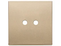 VIMAR Vimar 22682.RN.2.88 Placca 2Mx2 Tondo oro satinato