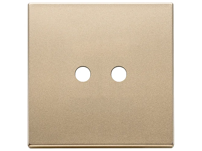 VIMAR Vimar 22682.RN.2.88 Placca 2Mx2 Tondo oro satinato