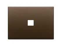 VIMAR Vimar 22683.1.12 Placca 3Mx1 Flat bronzo scuro spazz.