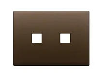 VIMAR Vimar 22683.2.12 Placca 3Mx2 Flat bronzo scuro spazz.