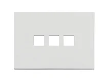 VIMAR Vimar 22683.3.01 Placca 3Mx3 Flat bianco matt