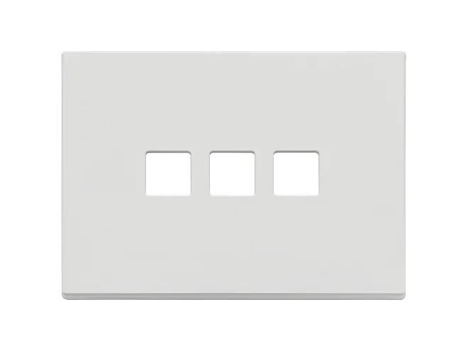 VIMAR Vimar 22683.3.01 Placca 3Mx3 Flat bianco matt