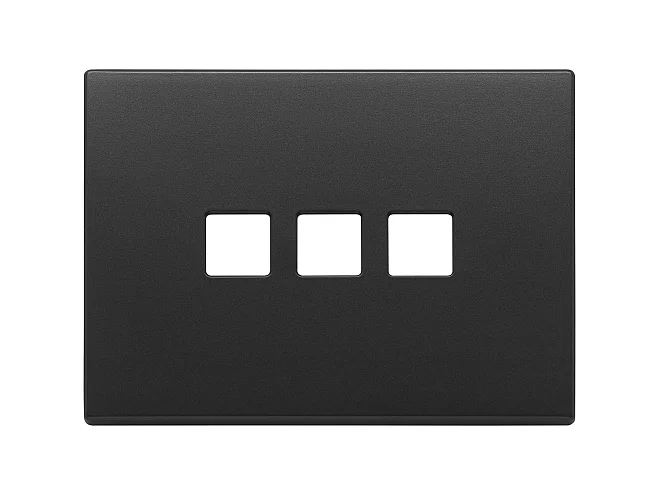 VIMAR Vimar 22683.3.03 Placca 3Mx3 Flat grigio antracite