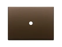 VIMAR Vimar 22683.RN.1.12 Placca 3Mx1 Tondo bronzo scuro spazz.