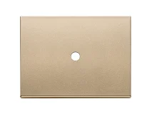 VIMAR Vimar 22683.RN.1.88 Placca 3Mx1 Tondo oro satinato
