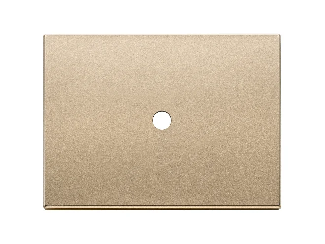 VIMAR Vimar 22683.RN.1.88 Placca 3Mx1 Tondo oro satinato
