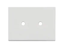 VIMAR Vimar 22683.RN.2.01 Placca 3Mx2 Tondo bianco matt