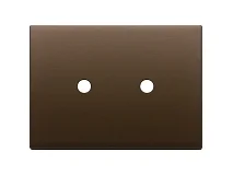 VIMAR Vimar 22683.RN.2.12 Placca 3Mx2 Tondo bronzo scuro spazz.