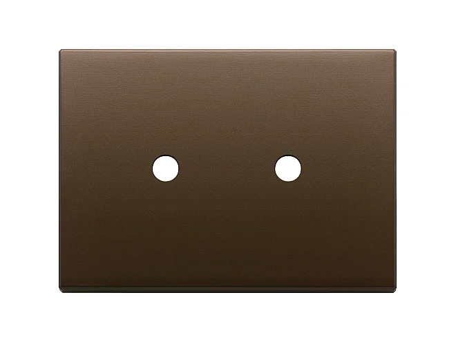 VIMAR Vimar 22683.RN.2.12 Placca 3Mx2 Tondo bronzo scuro spazz.