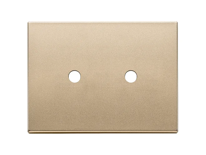 VIMAR Vimar 22683.RN.2.88 Placca 3Mx2 Tondo oro satinato