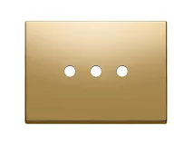 VIMAR Vimar 22683.RN.3.82 Placca 3Mx3 Tondo oro