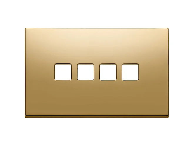 VIMAR Vimar 22684.4.82 Placca 4Mx4 Flat oro