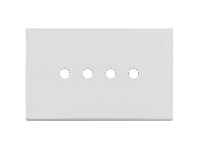 VIMAR Vimar 22684.RN.4.01 Placca 4Mx4 Tondo bianco matt