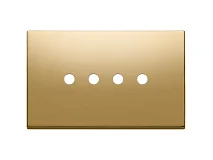 VIMAR Vimar 22684.RN.4.82 Placca 4Mx4 Tondo oro