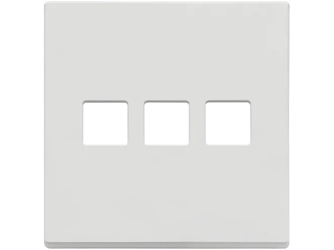 VIMAR Vimar 22685.3.01 Placca 3Mx3 BS Flat bianco matt