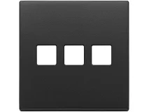 VIMAR Vimar 22685.3.03 Placca 3Mx3 BS Flat grigio antracite