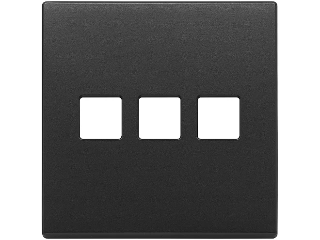 VIMAR Vimar 22685.3.03 Placca 3Mx3 BS Flat grigio antracite
