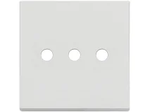 VIMAR Vimar 22685.RN.3.01 Placca 3Mx3 BS Tondo bianco matt